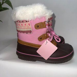 LONDON FOG GIRLS SNOW BOOTS FAUX FUR INSIDE NEW WITH TAGS NO BOX